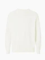 Sweater de punto Calvin Klein Essentials, confeccionado en algodón, con cuello redondo, puños y dobladillo en punto canalé, y logo CK bordado en el pecho.
