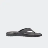 Ojotas Reef Cushion Phantom color gris oscuro, con plantilla de rebote de alta energía y suela de goma de alta densidad.