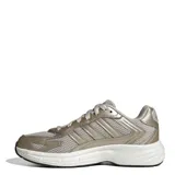 Championes deportivos Adidas modelo Eclyptix 2000 W, con diseño de malla y revestimientos metalizados en tonos beige. Presentan cordones al tono, entresuela acolchada y suela de goma con refuerzos en negro.
