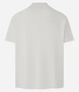 Remera color arena de corte relaxed, confeccionada en algodón texturizado.