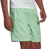 Short deportivo Adidas Adicolor Essentials Trace color verde menta, con cintura elástica ajustable y logo bordado en blanco.