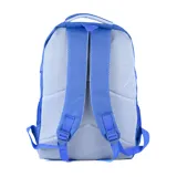 Mochila Umbro color azul marino con múltiples bolsillos con cierre, correas laterales ajustables y logo de la marca en la parte frontal.