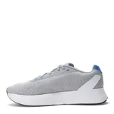 Championes Adidas Duramo SL, color gris con detalles en azul y blanco, ideales para running.