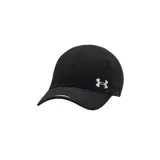 Gorra deportiva Under Armour unisex, color negro con logo blanco bordado en el lateral.