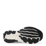 Championes New Balance 680 V8 para mujer, color beige con logo plateado.