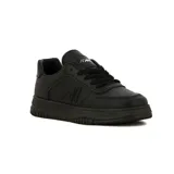 Championes urbanos acordonados color negro con plataforma.