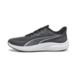 Championes de running Puma modelo Skyrocket Lite 2, color gris con suela blanca y detalles en negro.