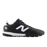 Championes de fútbol New Balance modelo 442 Elite V3, color negro con detalles en blanco. Presentan el logo característico en el lateral, suela con tapones para césped sintético y detalle con el número 442 en el talón.