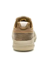 Sneakers Caterpillar modelo Hex Lite Leather, color marrón, con cordones, suela de EVA y detalles de la marca en el lateral.