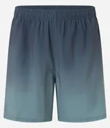 Bermuda deportiva masculina de color azul, con cintura elástica y cordón interno de ajuste.