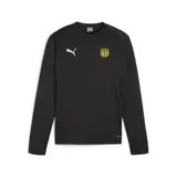 Buzo de entrenamiento Puma del Club Atlético Peñarol, color negro con detalles en amarillo. Incluye logo de Puma y escudo del club en el pecho.