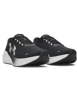 Championes de running Under Armour modelo Velociti Pace, color negro con detalles en blanco. Presentan parte superior de malla ligera y transpirable, amortiguación UA HOVR para retorno de energía y suela de goma completa para mayor tracción.
