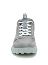 Championes urbanos Caterpillar modelo Hex Ready Low, color gris. Confeccionados en una combinación de gamuza y tela, cuentan con suela intermedia de EVA y suela de goma para mayor tracción.