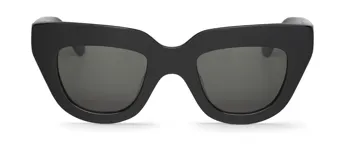 Lentes de sol Mr Boho modelo Havnen, color negro con lentes grises.