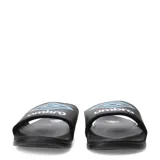 Sandalia de hombre Umbro Pro Foam, color negro con logo celeste.