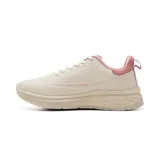 Championes deportivos Hi-Tec modelo Brett, color beige con detalles en rosado y plantilla con tecnología Memory Foam.