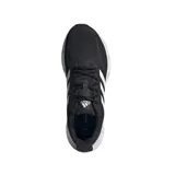 Championes de running adidas modelo Show The Way 2.0, color negro con las tres tiras características en blanco y suela de amortiguación blanca.