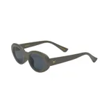 Lentes de sol I-Sea modelo Jagger, de diseño ovalado y armazón gris con lentes oscuros.