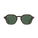 Lentes de sol Indie Bali con marco de madera ébano y maple, lentes polarizados con protección UV 100% y bisagras flex.