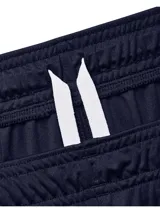 Short deportivo Under Armour modelo Golazo 3.0, color azul marino, con cintura elástica y logo de la marca estampado en el lateral. Confeccionado en tejido técnico de secado rápido con aberturas laterales en el bajo.