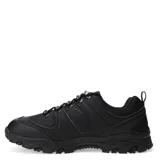 Championes de trekking Topper modelo Gondor II, color negro, con diseño robusto, suela con relieve para mayor tracción y sistema de cordones con ganchos metálicos.