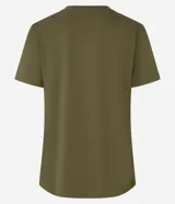 Remera básica de cuello redondo y manga corta, confeccionada en algodón peruano de alta calidad. Presenta un diseño liso y versátil, ideal para uso diario.