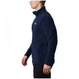 Campera de polar con cierre frontal completo, cuello alto y bolsillos laterales con cierre. Presenta logo de la marca bordado en el pecho.