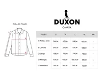 Camisa de leñador celeste y turquesa a cuadros, de algodón peinado.