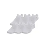 Medias invisibles Under Armour color blanco, de corte bajo, con el logo sutil de la marca en la parte superior del empeine.