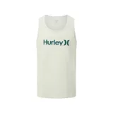 Musculosa negra con el logo de Hurley estampado en blanco en el pecho.