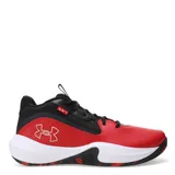 Championes de básquet Under Armour Lockdown 7, color negro con detalles en blanco y logo de la marca en el lateral.