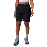 Pantalón largo negro convertible en short, de tiro medio con presillas para cinturón y bolsillos laterales, ideal para actividades al aire libre y trail.