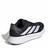 Championes de running Adidas Duramo Sl 2 W para mujer, de color negro con las tres tiras características en tono plateado y entresuela blanca. Confeccionados con exterior de malla técnica transpirable y suela de gran amortiguación.
