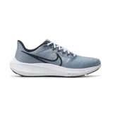 Championes de running Nike Air Zoom Pegasus 39, color gris con detalles en negro y blanco.