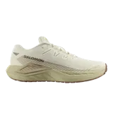 Championes Salomon DRX Defy Grvl de running y trail, en color beige y tostado, diseñados con tejido de malla transpirable, tecnología Active Chassis y suela con tacos para mayor tracción en superficies mixtas.