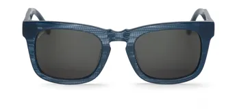 Lentes de sol Mr Boho modelo Atrani, color azul con textura y lentes grises.