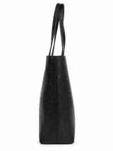 Cartera tote de diseño amplio y elegante, marca Sagali, confeccionada en cuero con textura tramada que aporta un acabado distintivo. Cuenta con asas largas para llevar al hombro y placa metálica con el logo grabado en el frente.