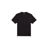 Remera negra de manga corta con cuello redondo, de diseño minimalista y corte clásico, perteneciente a la colaboración entre Adidas Y-3 y Mercedes.