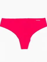 Colaless fucsia de microfibra suave con bordes cortados a láser y logo de Calvin Klein estampado en la cadera.