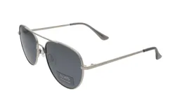 Lentes de sol Floats modelo 4375, con montura metálica plateada y cristales grises polarizados. Diseño tipo aviador.