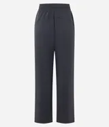 Pantalón deportivo recto texturizado Get Over, color gris oscuro, con cintura ajustable y bolsillos funcionales.