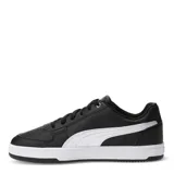 Championes urbanos Puma Caven 2.0, color blanco, con diseño clásico de corte bajo, perforaciones en la puntera y logo de la marca en el lateral.