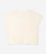 Blusa tipo muscle tee de Ashua, confeccionada en tejido ribana con textura acanalada, cuello redondo y diseño sin mangas.