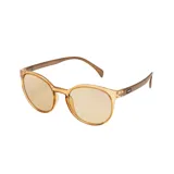 Lentes de sol MDQ Balagan con montura color miel y lentes fotocromáticas.