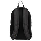 Mochila negra Caterpillar Gobi Light de 21 litros, con compartimento principal con cremallera, bolsillo interior acolchado para laptop, trabillas frontales para accesorios, bolsillos laterales planos, panel trasero acolchado de malla y correas para los hombros.