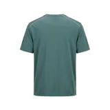 Remera deportiva Nike Miler de manga corta, color negro, con tecnología Dri-FIT, detalles reflectantes en los hombros y el logo de la marca estampado en el pecho.