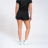 Short deportivo Umbro modelo Kim, color negro con cintura elástica y detalles en los laterales.