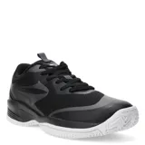Championes Topper Angel de hombre, color negro con detalles en gris y suela blanca.
