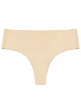 Pack de dos bombachas tipo vedetina de diseño clásico, corte tiro medio, confeccionadas en tela suave y sin costuras visibles, en colores beige y negro.