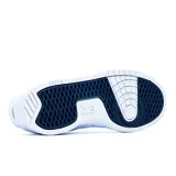 Championes urbanos Öus modelo Cuoro, color blanco, con diseño de corte bajo, confeccionados en cuero, con logo de la marca en el lateral y suela de goma resistente.